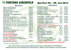 Plakat 2007 - FV Fortuna Kirchfeld