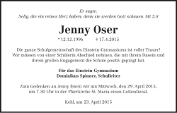 Jenny Oser - Einstein