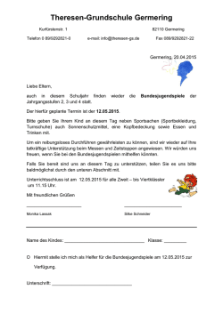 Infobrief Bundesjugendspiele 2015