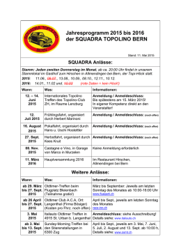 Dokument - Squadra Topolino Bern
