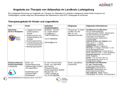 Angebote zur Therapie von Adipositas im Landkreis Ludwigsburg