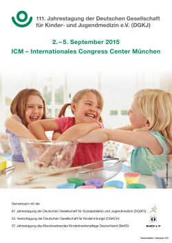 2. – 5. September 2015 ICM – Internationales Congress Center