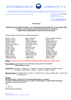 SCHWIMMCLUB 53 LANDSHUT e.V.