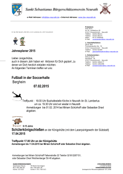Jahresplaner 2015