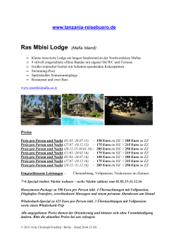 Ras Mbisi Lodge (Mafia Island)