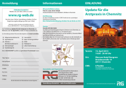 Update für die Arztpraxis in Chemnitz www.rg-web.de