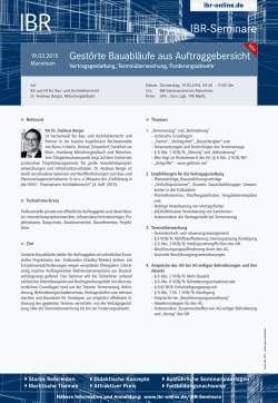 IBR-Seminare - ibr