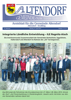 Nummer 15-16 2015 - Gemeinde Altendorf