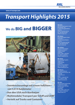 Transport Highlights 2015