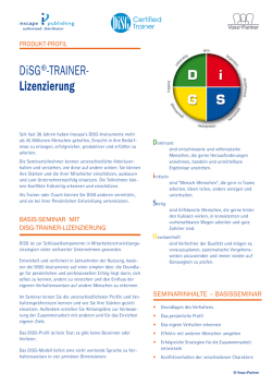 DiSG&reg;-TRAINER-LIZENZIERUNG