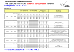 AIDA Pauschal Extranet ET 05.05.2015