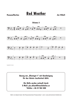 Posaune/Bariton - Idstein Jazzfestival