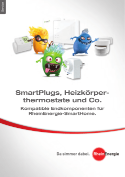 SmartPlugs, Heizkörper- thermostate und Co.
