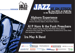 Alphorn Experience Al P. Horn & the Funk Preachers
