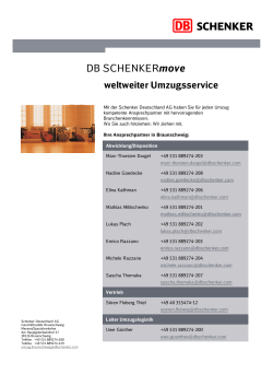 Braunschweig - Schenker Deutschland AG