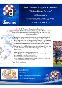 Dinamo Camp-Info - sport