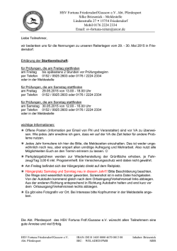 Informationen - reitsporttermine.de
