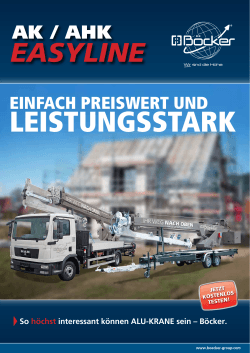 EASYLINE - Böcker Maschinenwerke GmbH