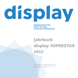 Jahrbuch display SUPERSTAR 2015