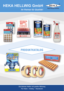 Ihr Partner f&uuml;r Qualit&auml;t!