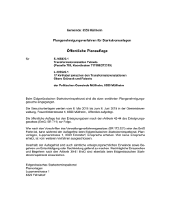 Planauflage Falewis - in der Gemeinde Müllheim