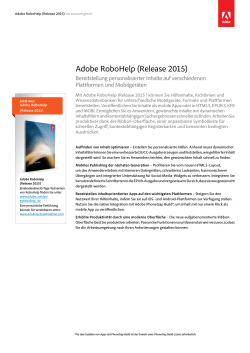 Adobe RoboHelp (Release 2015)