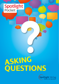 QUESTIONS ASKING - Spotlight Online