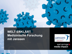 Case Study WELT ERKLÄRT: Medizinische Forschung mit Janssen