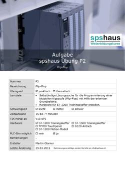 Aufgabe (L&ouml;sungssuche bistabile Kippstufe, Flip-Flop)