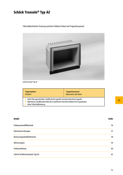 Sch&ouml;ck Tronsole&reg; Typ AZ