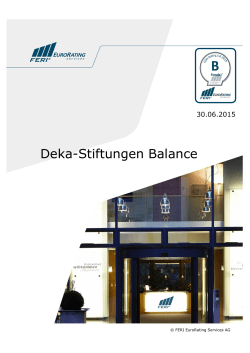 Deka-Stiftungen Balance Deka-Stiftungen Balance