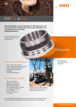 Drill fast & safe