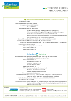 PDF - ReformhausKurier