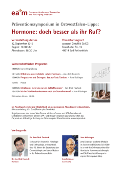 Hormone: doch besser als ihr Ruf?