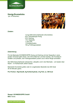 Druckversion Honig-Drumsticks