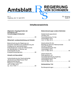 RABl Nr. 5 vom 14. April 2015 (PDF 579 KB)
