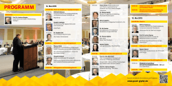 Programm-Flyer PEAK Mittelstandsgipfel