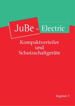 3 Register - Jube Electric GmbH