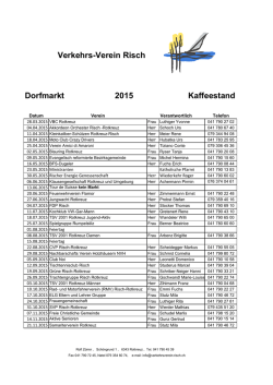 Liste zum runterladen  - Verkehrs