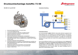 Druckzumischanlage AutoMix 72 DE