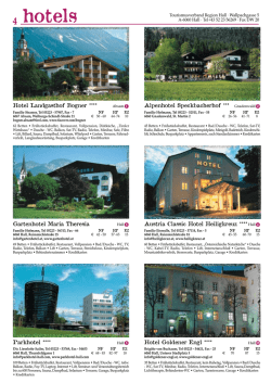 Hotels  - Musikschule Wattens