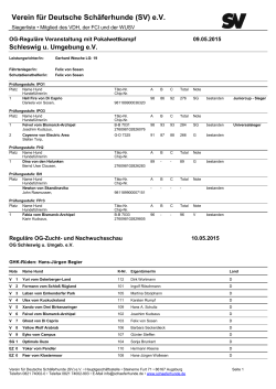 die Ergebnisse (PDF-Datei) - Verein für Deutsche Schäferhunde