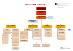 Organigramm SAH Z&uuml;rich - Arbeiterhilfswerk SAH Z&uuml;rich