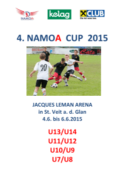 4. NAMOA CUP 2015