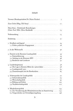 Hans Sima: Ein politisches Leben. K&auml;rntner Landeshauptmann