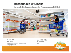 Innovationen @ Globus - ECC