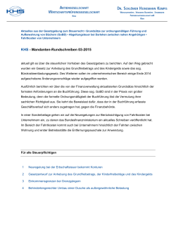 Newsletter 03/2015 - KHS Aktiengesellschaft
