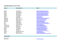 Liste der Teilnetzwerke