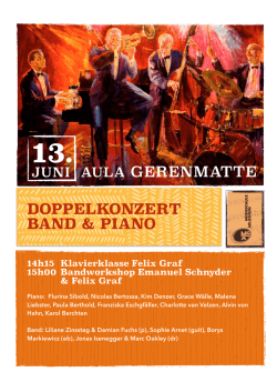 doppelkonzert klavier und band