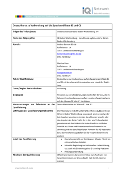 hpts. Pflegeberufe - IQ Netzwerk Baden W&uuml;rttemberg